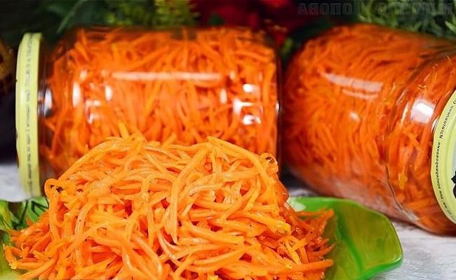 Морковь по-корейски на зиму с корейской заправкой