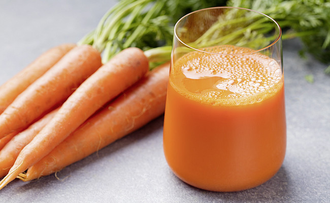 Морковный сок без стерилизации с мякотью в банках на зиму