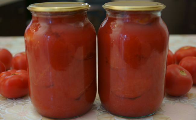 Как заготовить помидоры (5 кг) на зиму в собственном соку с уксусом